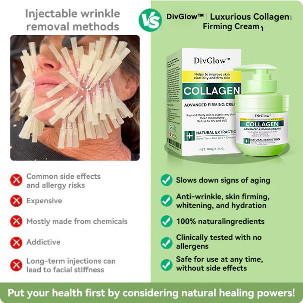 ✅MHRA Certified💝DivGlow™ Luxurious Collagen Peptide Firming Cream🔥Maximum 75% OFF!🔥