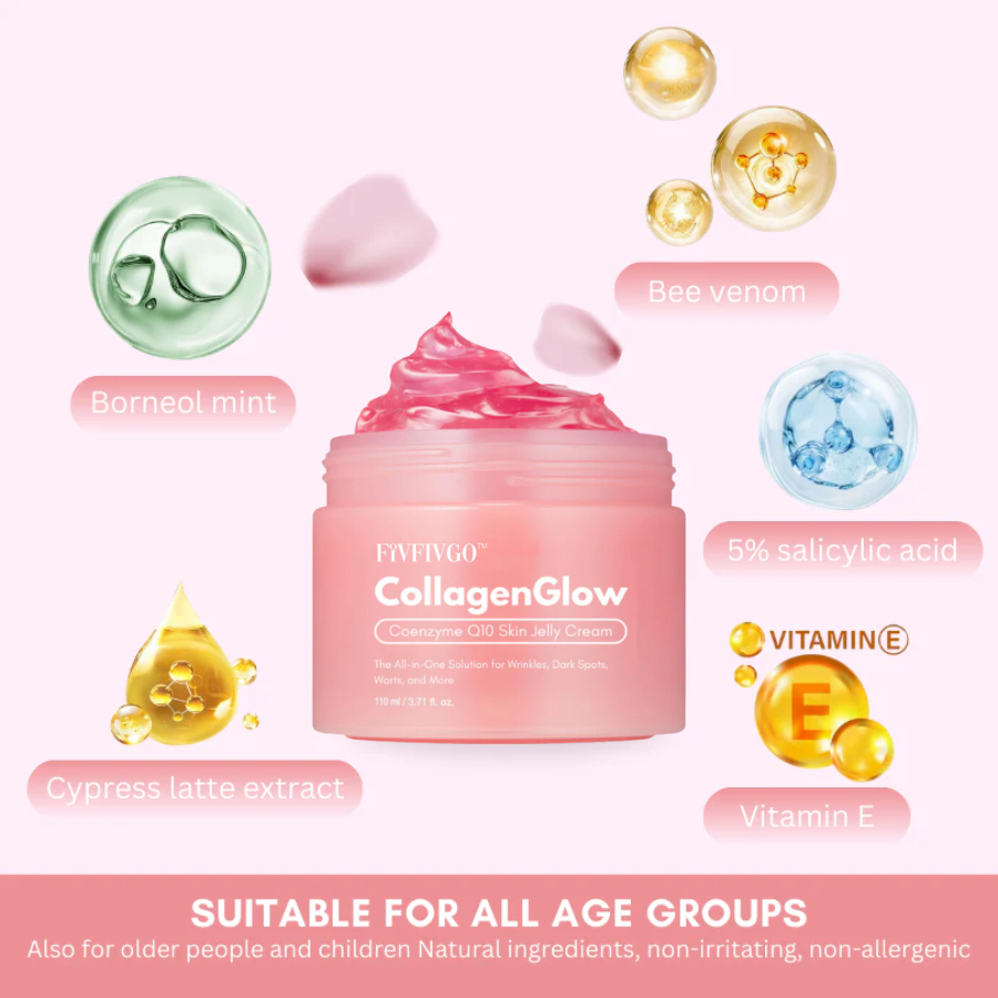 Fivfivgo™ CollagenGlow Coenzym Q10 Haut-Gelee-Creme